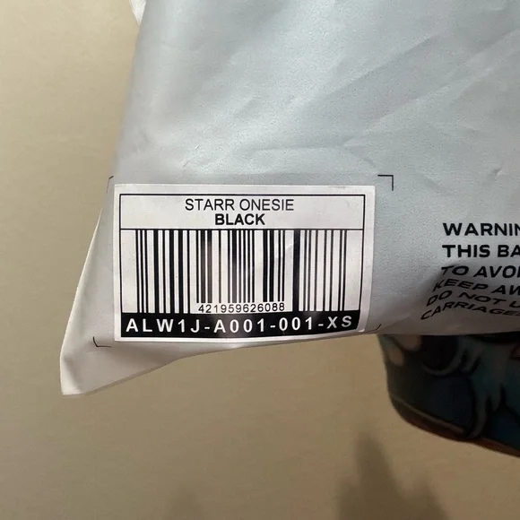 Alphalete Black Starr Bodysuit - Picture 8 of 8